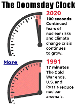 The story of how the Doomsday Clock began ticking 75 years ago, the brainchild of a Chicago artist.